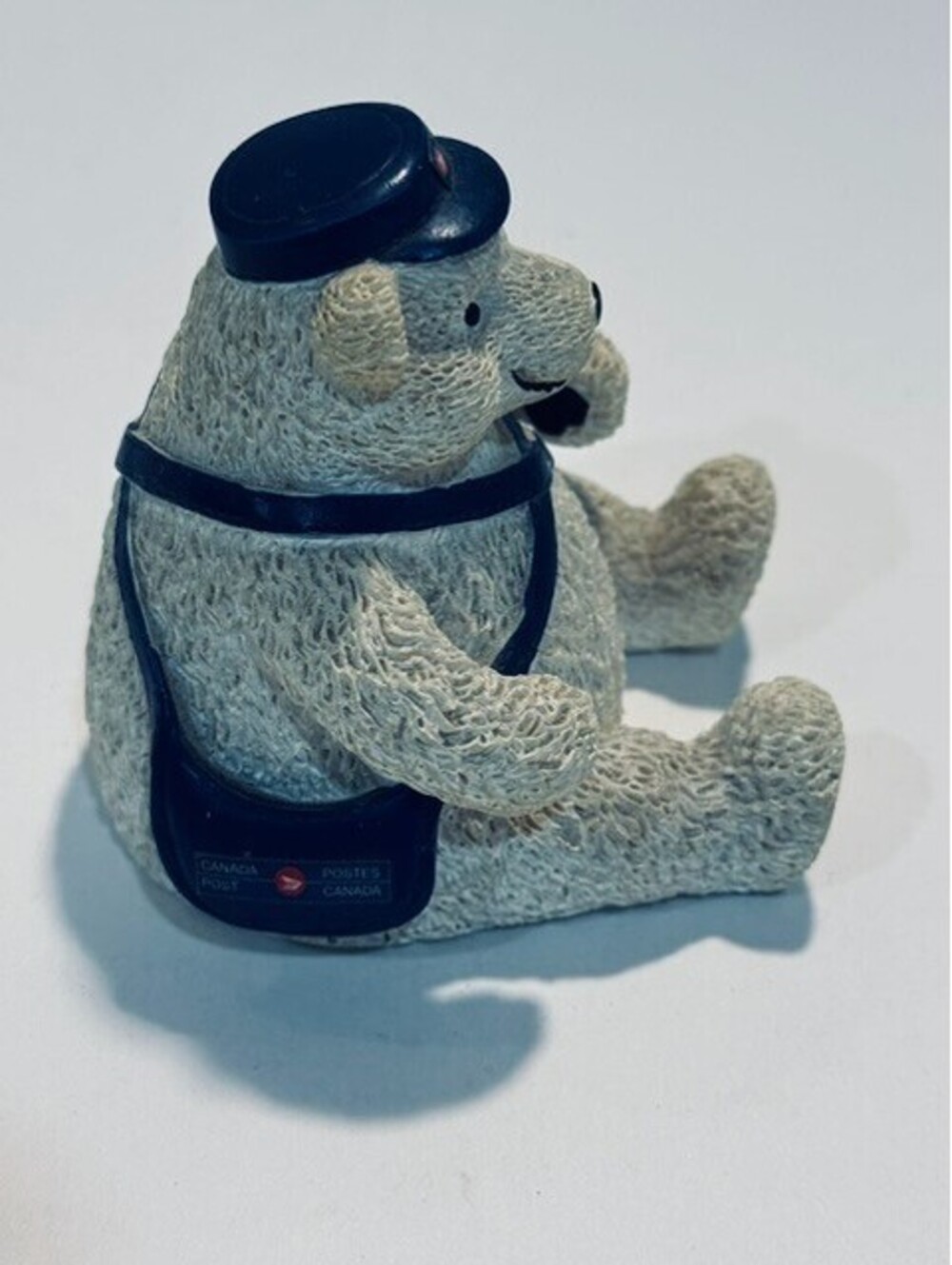 Vintage Canada Post Polar Bear Mail Carrier Figure Postes Canada Postal Satchel